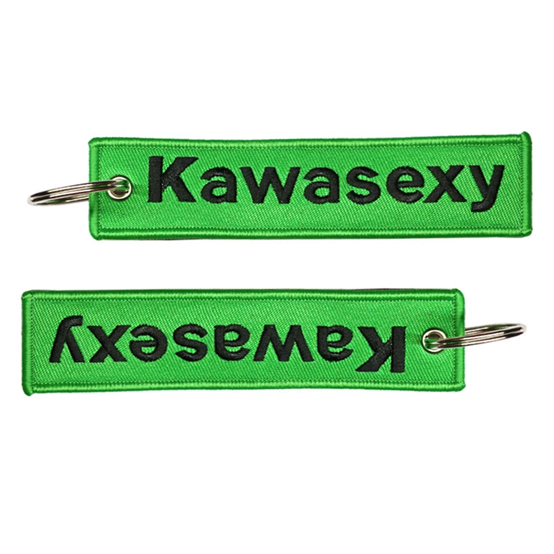 Sportbike Rider Motorcycle Keychain