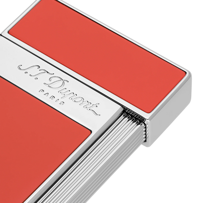 French Lacquer Silver Line Lighter