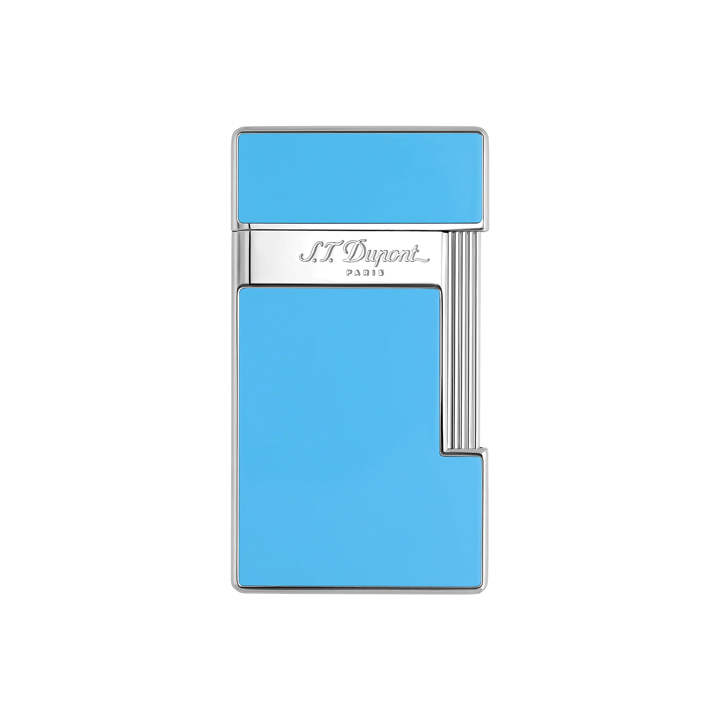 French Lacquer Silver Line Lighter