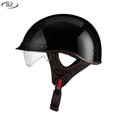 Old School Rider Half-Face Helmet - DOT Approved