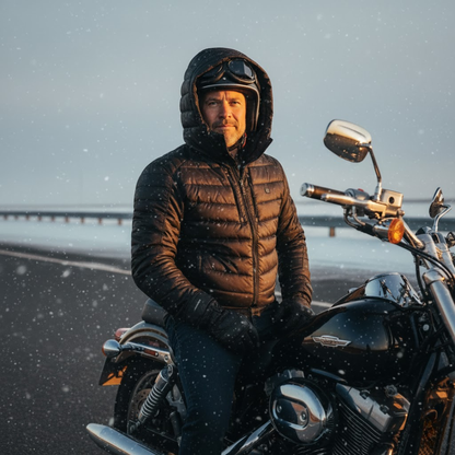 Thermal Heated Puffer Jacket – Waterproof & Windproof