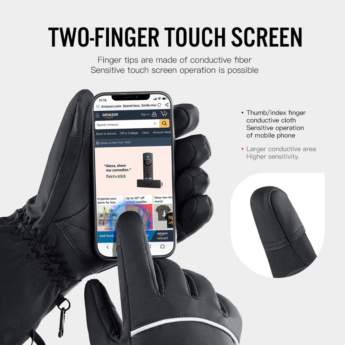 BikerZoneZ Heated Gloves | 360° Warmth Technology