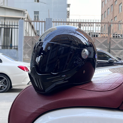 Retro Street Full-Face Helmet