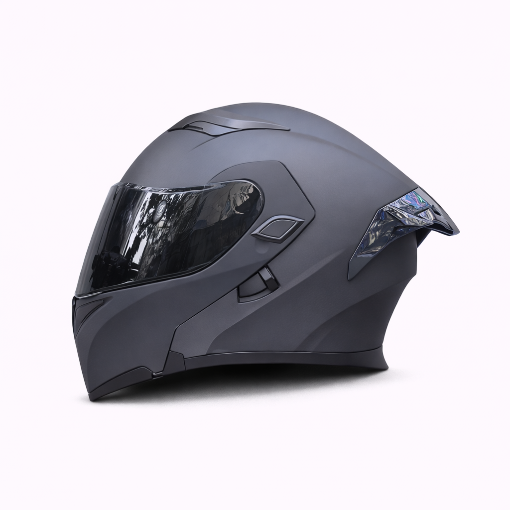 Motorcycle Helmet ORZ Z-169 Flip-Up Full Face Dual Visor Helmet, DOT & ECE Approved
