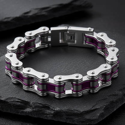 Biker Chain Bracelet – Forged Steel Series