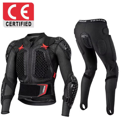 BikerZoneZ CE Full-Body Motorcycle Armor Suit