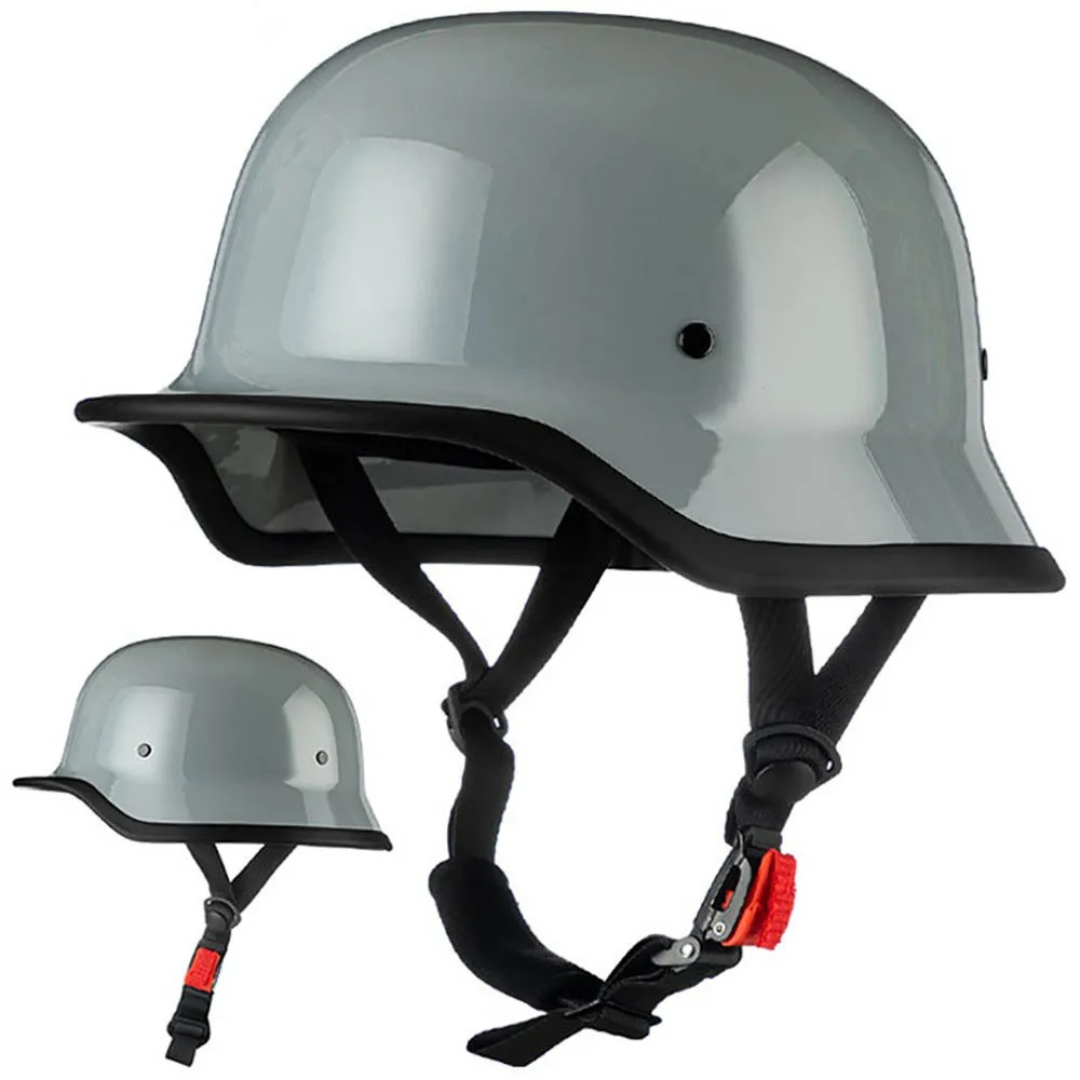 Vintage German Style Half Helmet | DOT Certified