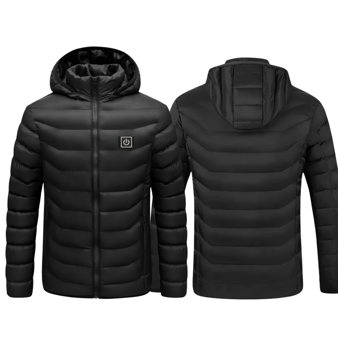 Thermal Heated Puffer Jacket – Waterproof & Windproof