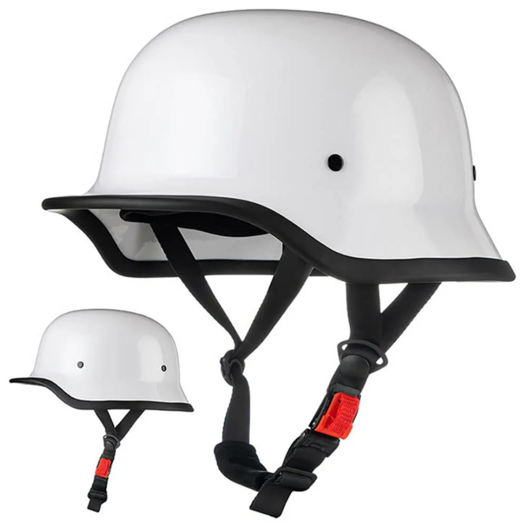 Vintage German Style Half Helmet | DOT Certified