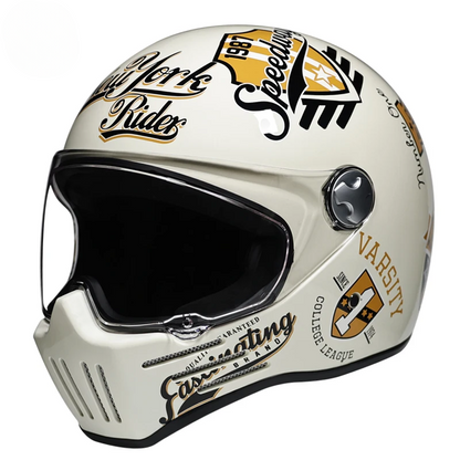 Retro Street Full-Face Helmet