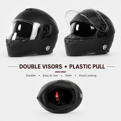RideLink™ Motorcycle Full Face Helmet - DOT Certified