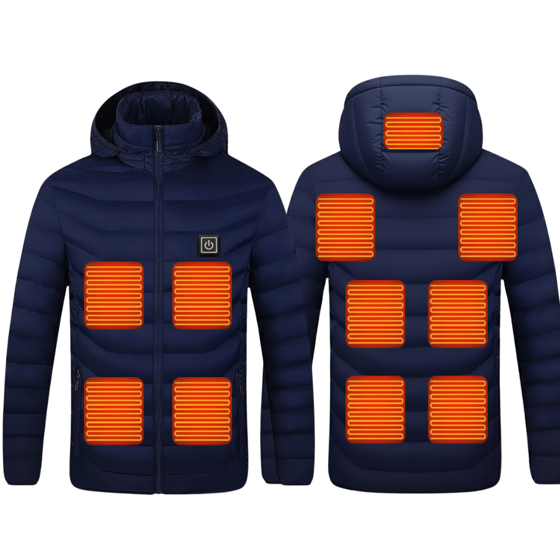 Thermal Heated Puffer Jacket – Waterproof & Windproof
