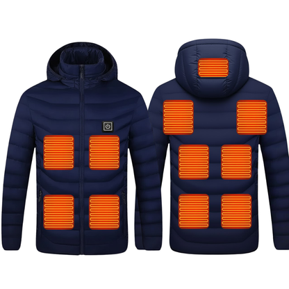 Thermal Heated Puffer Jacket – Waterproof & Windproof