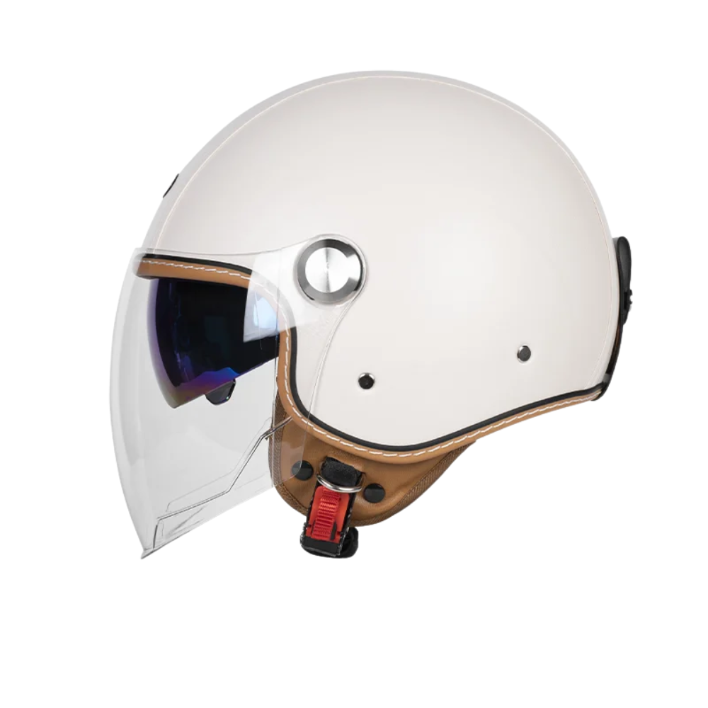 Retro Jet 3/4 Helmet – Open Face Dual Visor DOT/ECE Approved