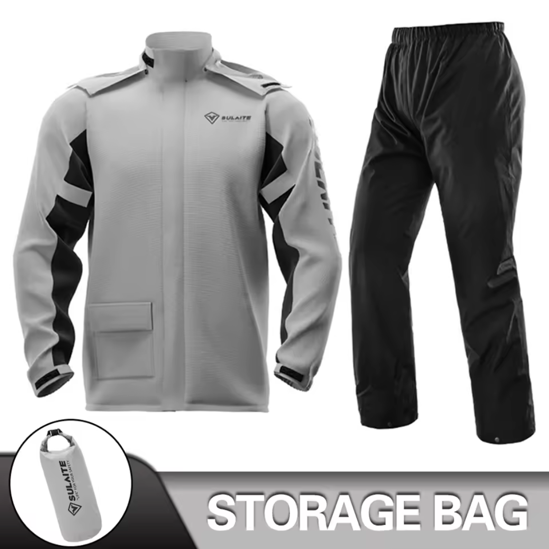 Motorcycle Rain Suit for Riders (Jacket + Pants) – Waterproof, Windproof & Breathable