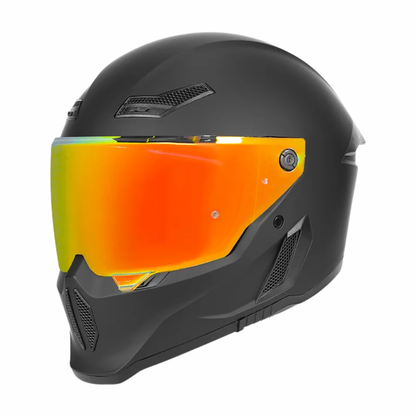 BikerZoneZ Shadow Rider Full Face Helmet – DOT Approved