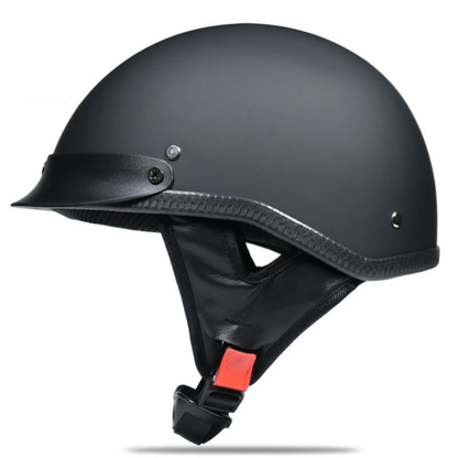 Low Profile Cruiser Half Helmet - DOT and ECE Approved