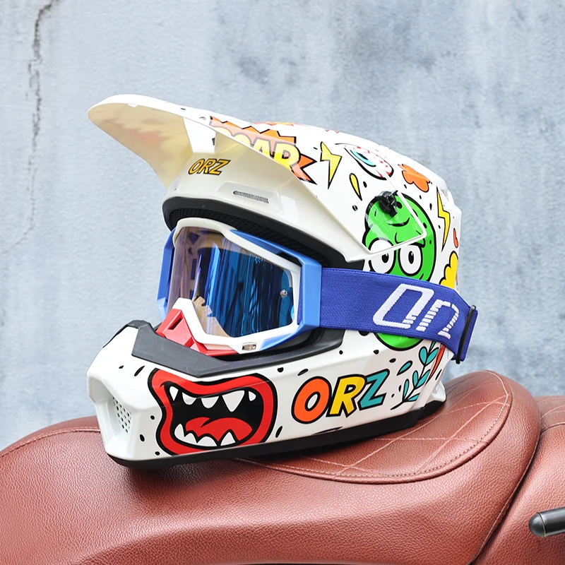 ORZ Full Face Off-Road Motocross Helmet