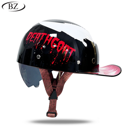 Premium Retro Half Helmet – Signature Edition