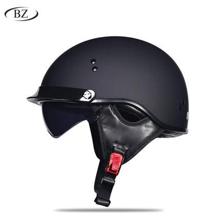 Retro Half Motorcycle Helmet – DOT & ECE Approved
