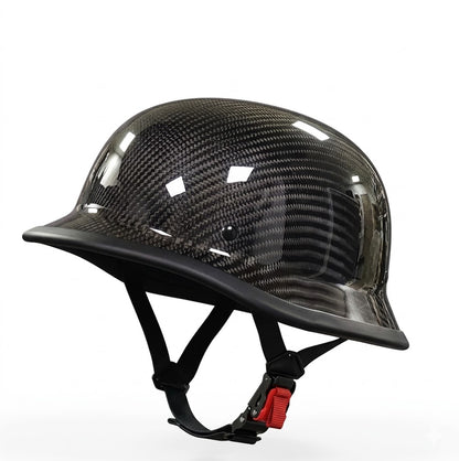 Carbon Fiber Vintage Half Helmet – DOT & ECE Certified