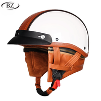 White - Brown Leather