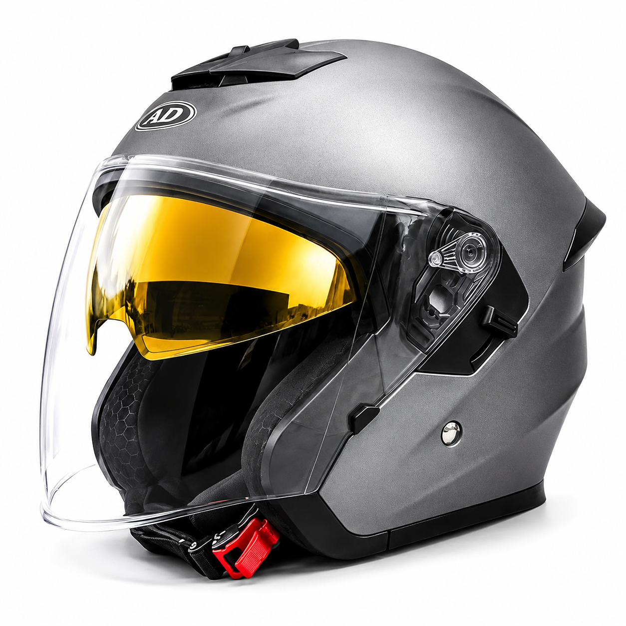 BikerZoneZ Sport Open Face Helmet - DOT Certified