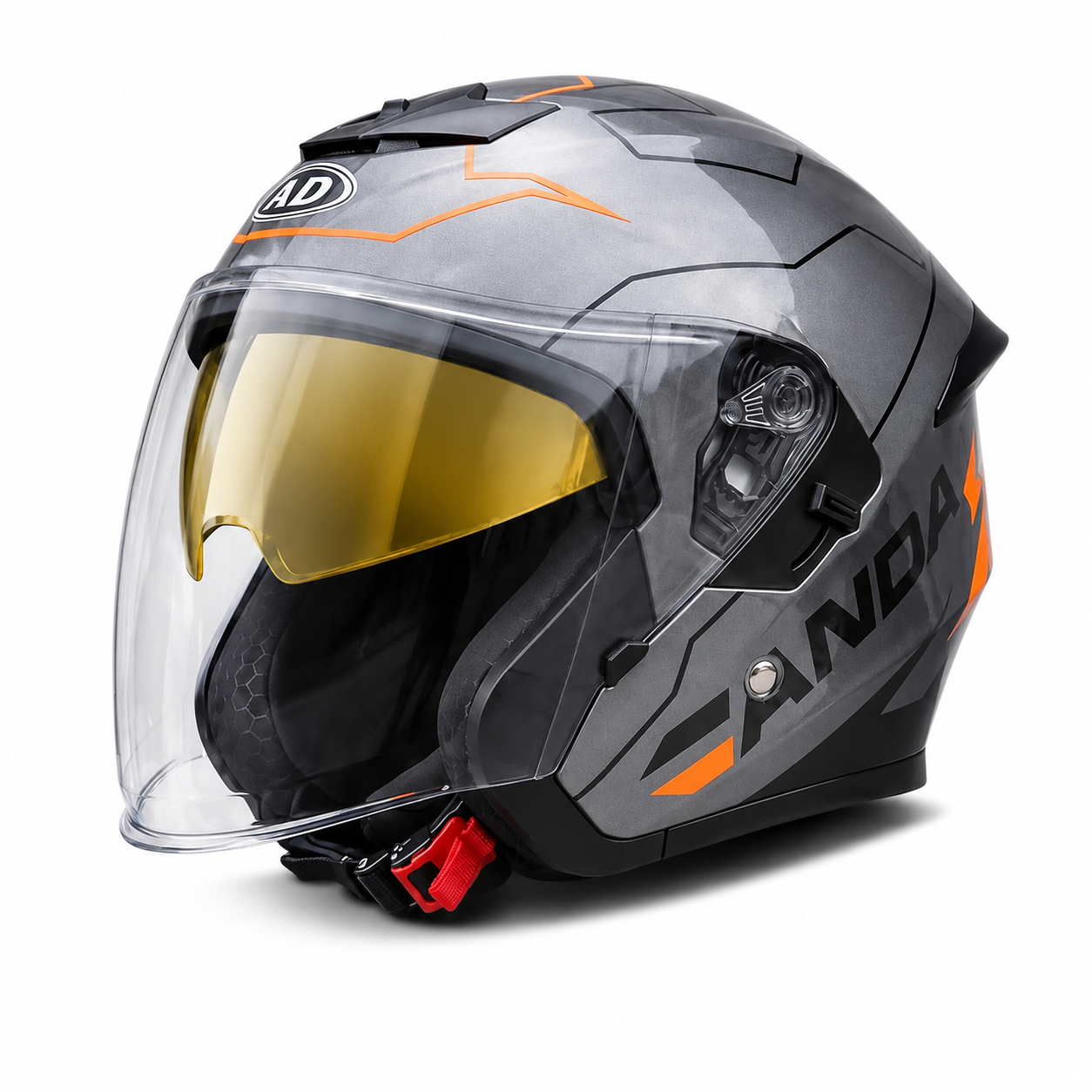 BikerZoneZ Sport Open Face Helmet - DOT Certified
