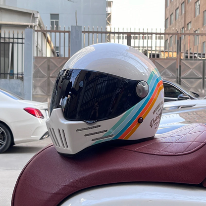Retro Street Full-Face Helmet