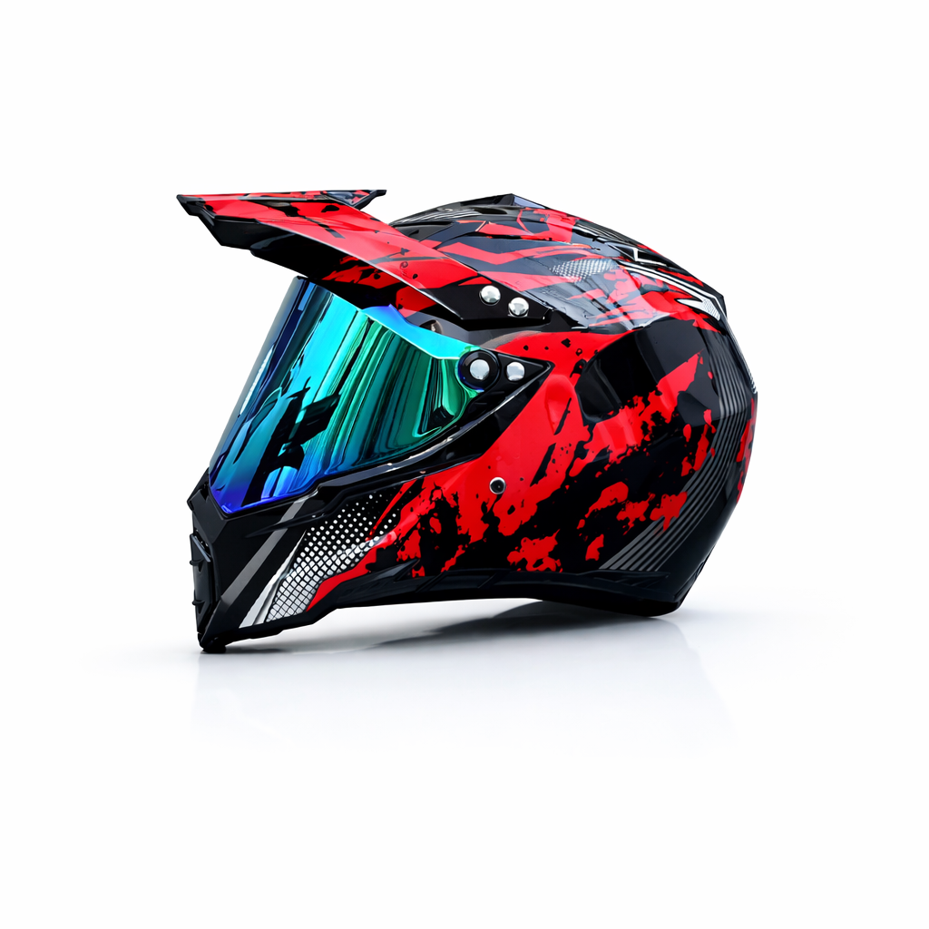 WLT-128 Professional Motocross Helmet – DOT & ECE Certified