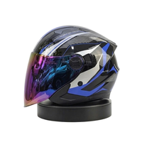 Geometric Black Gray Blue