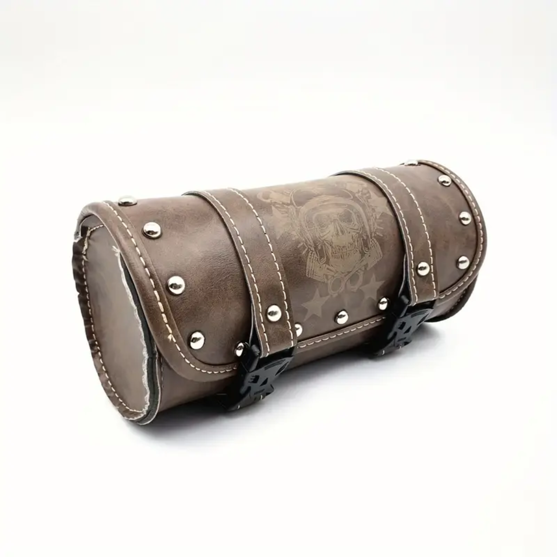 Vintage Leather Motorcycle Front Tool Bag