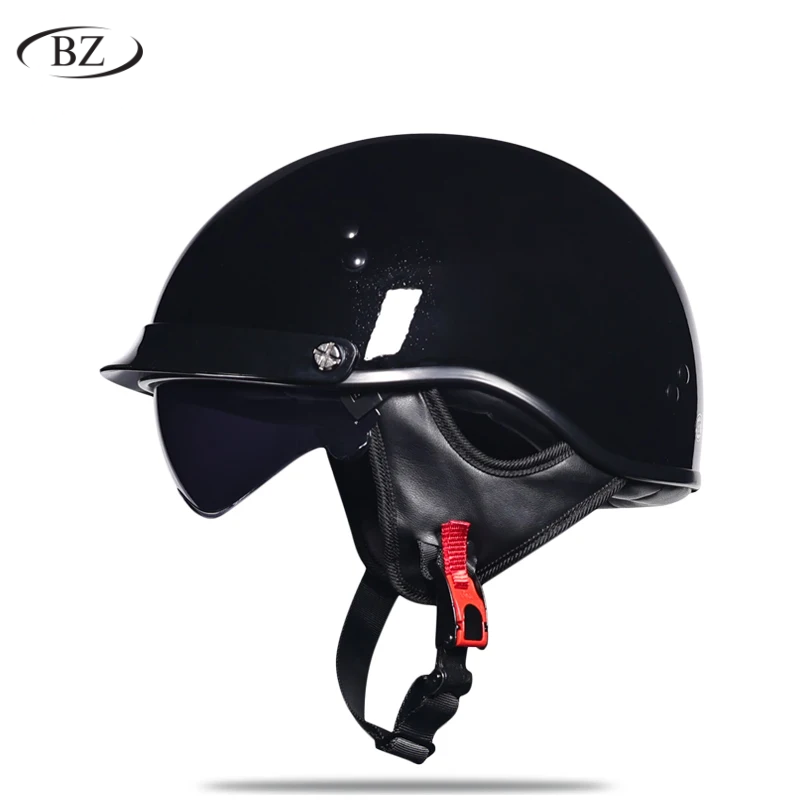 Retro Half Motorcycle Helmet – DOT & ECE Approved