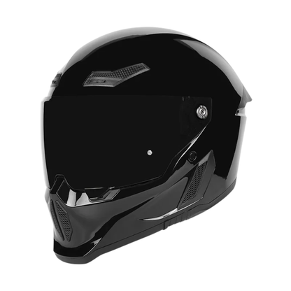 BikerZoneZ Shadow Rider Full Face Helmet – DOT Approved