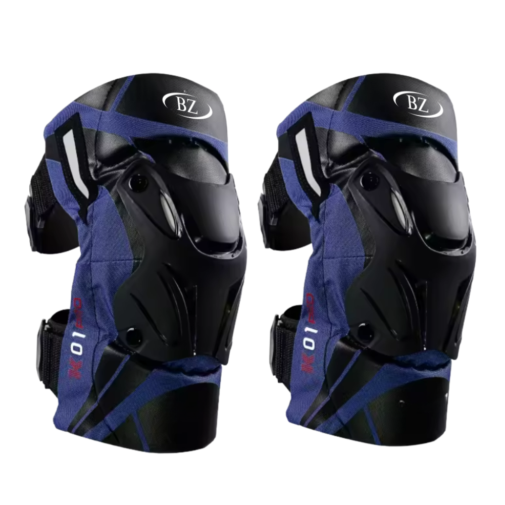 BikerZoneZ Protective Motorbike Knee Pads