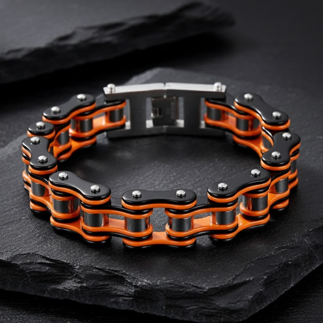 Biker Chain Bracelet – Forged Steel Series