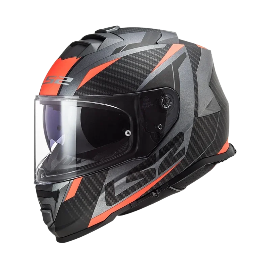 LS2 FF800 IronShell Racing Full Face Helmet - DOT & ECE Approved