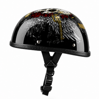 Glossy Black Skull Wings