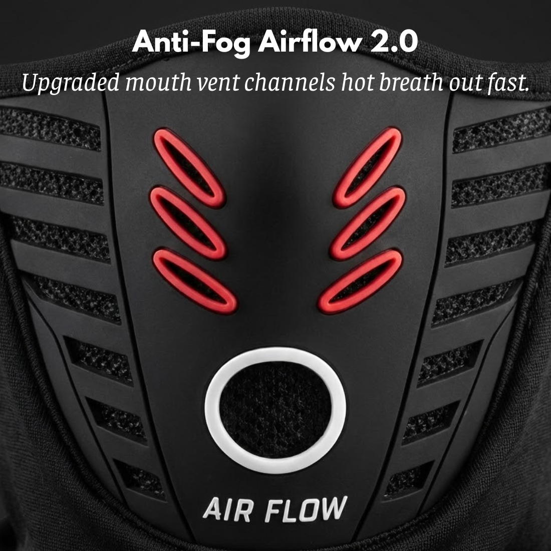BikerZoneZ Anti-Fog 2.0 Fleece-Lined Winter Balaclava