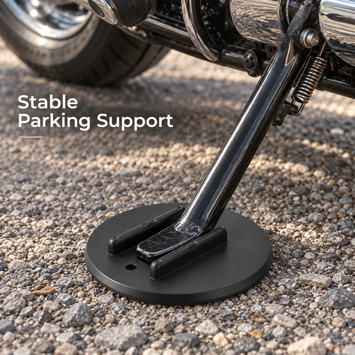 Harley Davison Motorcycle Kickstand Pad