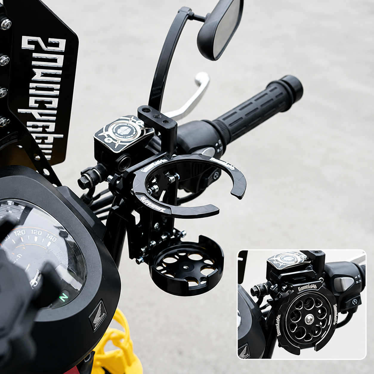 BikerZonez MotoFold™ CNC Bottle Holder