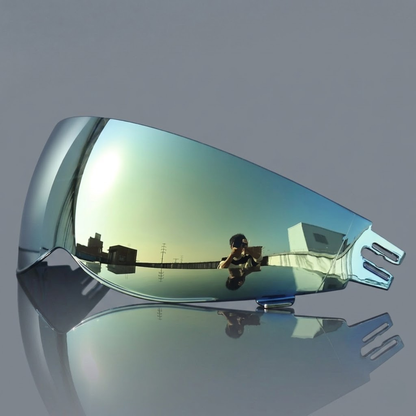 Shark Dark Street Fighter Visor – HD Night Vision & UV Protection