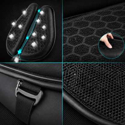 Bikerzonez HexFlow Motorcycle Seat Cushion