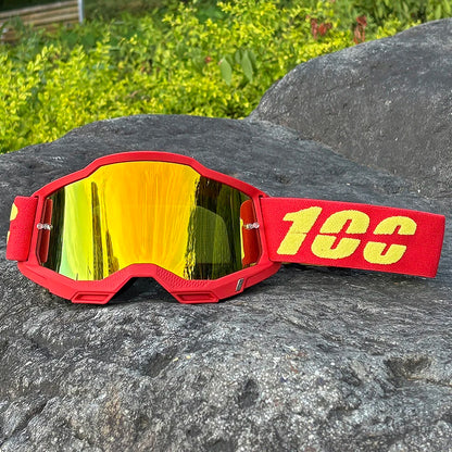 BikerZoneZ TrailGuard Motocross Goggles