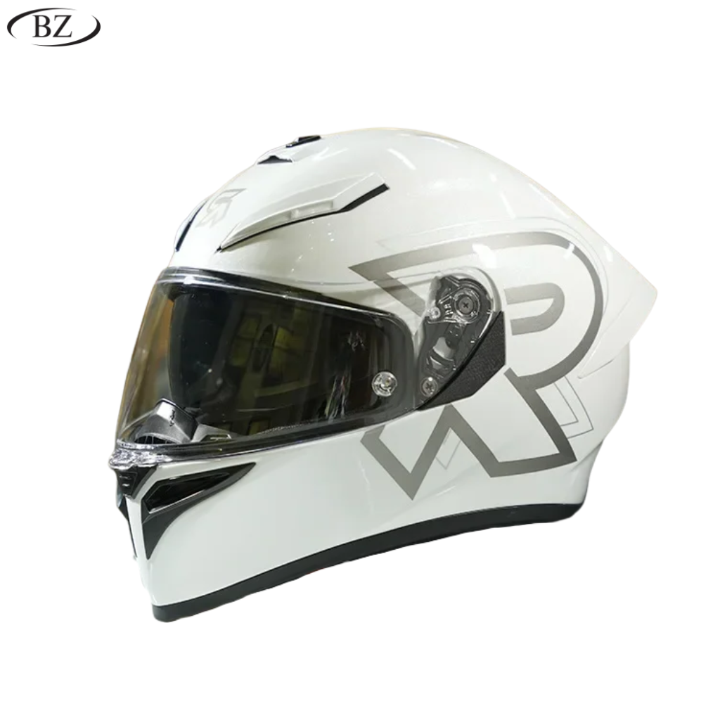 BikerZoneZ CyberCore Full Face Helmet - DOT & ECE Approved