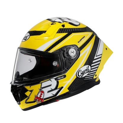 CYRIL R30S Carbon Pro Fullface Helmet - DOT and ECE Approved