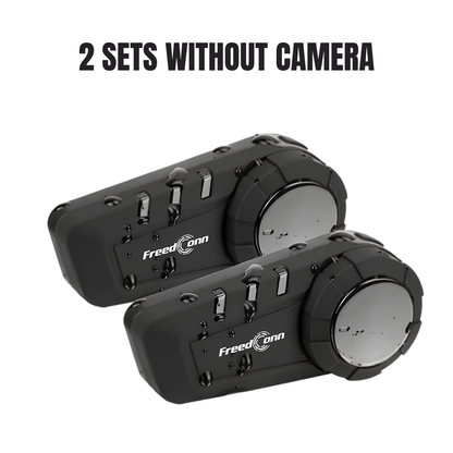BikerZoneZ R1 Plus Motorcycle Intercom with 1080P Dash Cam