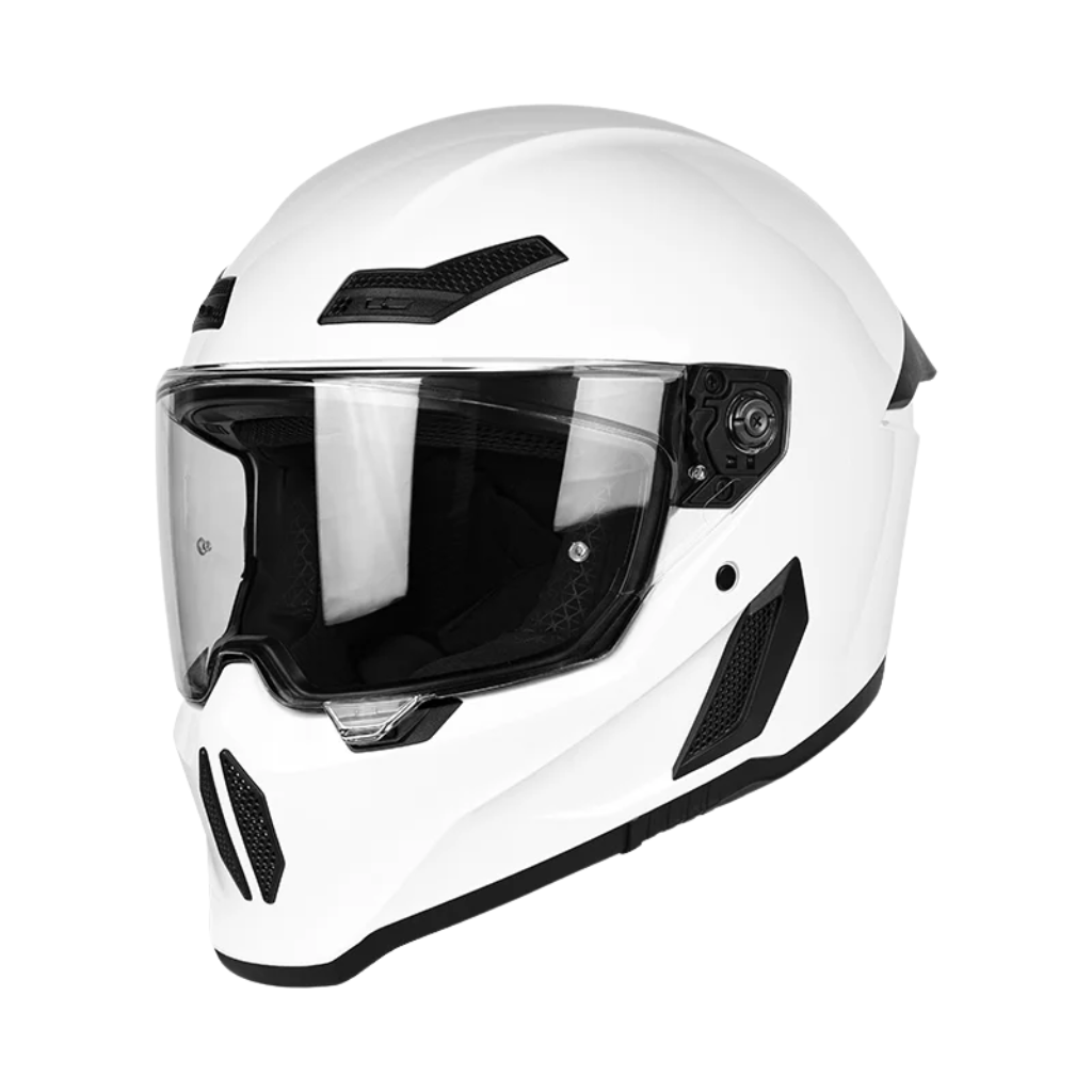 BikerZoneZ Shadow Rider Full Face Helmet – DOT Approved