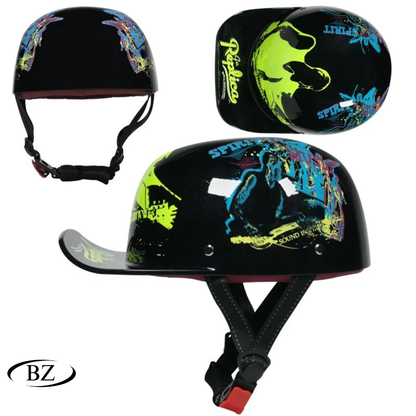 NEW Motorcycle Vintage Retro Baseball Cap Helmets