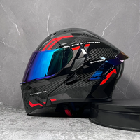 Black Red Warrior - Blue Lens